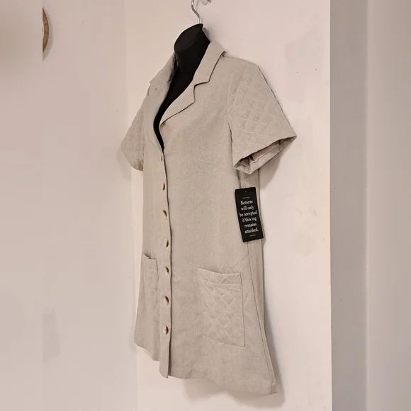 Tuckernuck Summer Sands Townes Shirt Dress Button Down NWT Misses Small - Picture 7 of 16